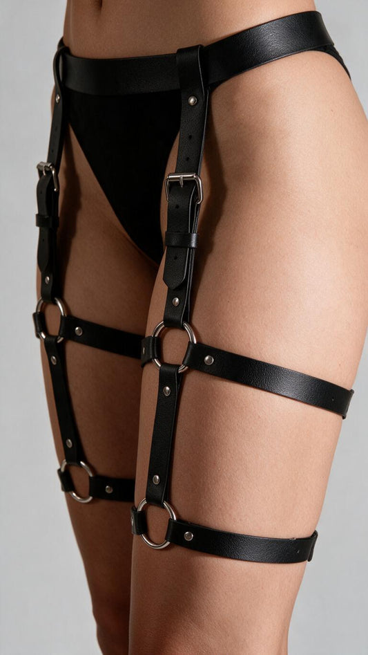 Harness z pasami na uda Cieloluna